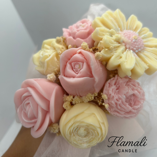 Bouquet de 7 fondants parfumés - Fleurs de tiaré