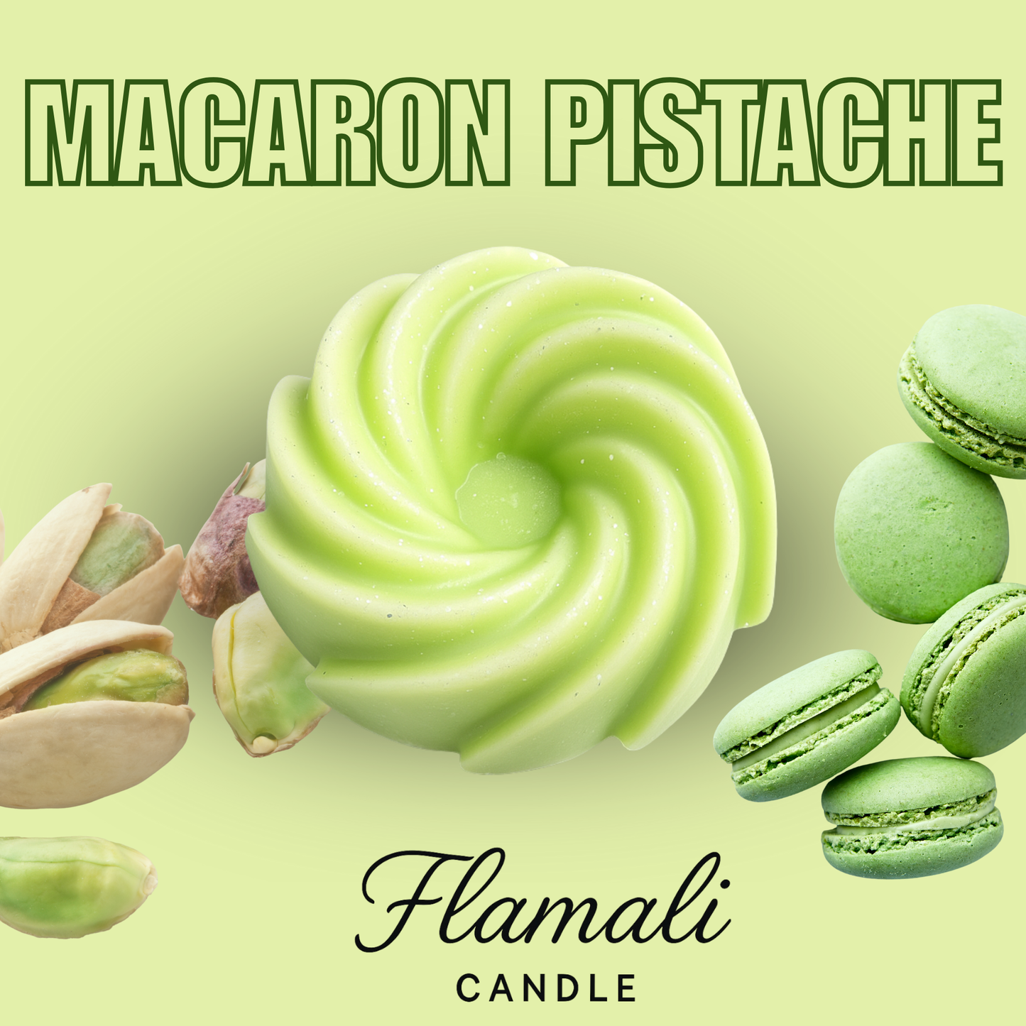 Fondant parfumé - MACARON PISTACHE