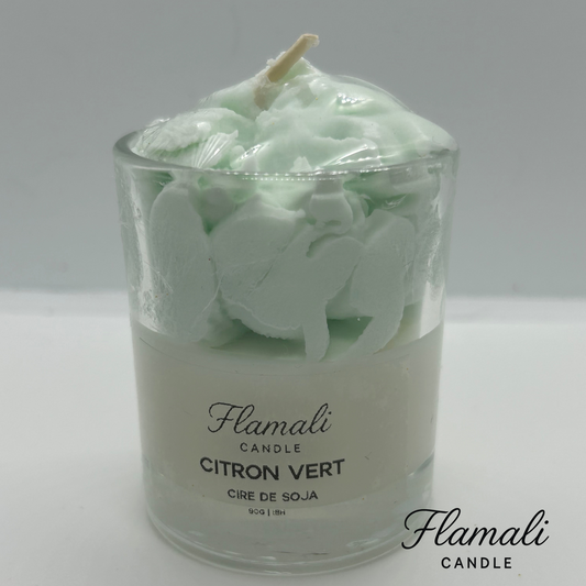 Bougie chantilly 90g - Citron vert