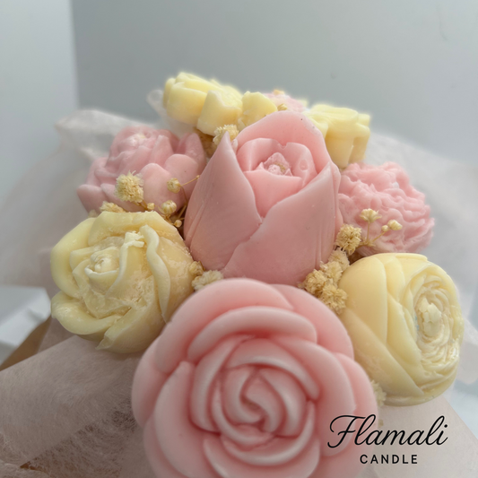 Bouquet de 7 fondants parfumés - Fleurs de tiaré